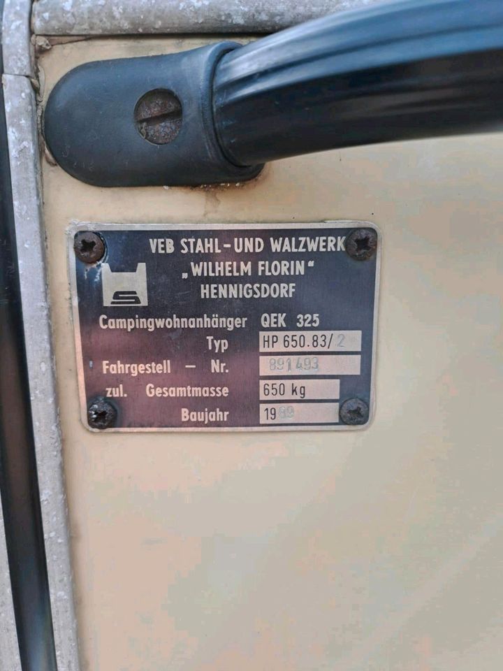 QEK 325,Wohnwagen,  TOP ZUSTAND in Sonneberg