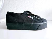 Superga Plateau Platform Schuhe Linea Up Down Full Black NOS-S000 Dortmund - Kurl Vorschau