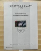 Ersttagsblatt 1/1974 Caspar David Friedrich DBP BRD Briefmarke Bayern - Fürstenstein Vorschau