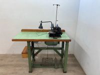 #A Industrienähmaschine mit Gestell grün Mauser Spezial Antik DDR Sachsen - Burgstädt Vorschau