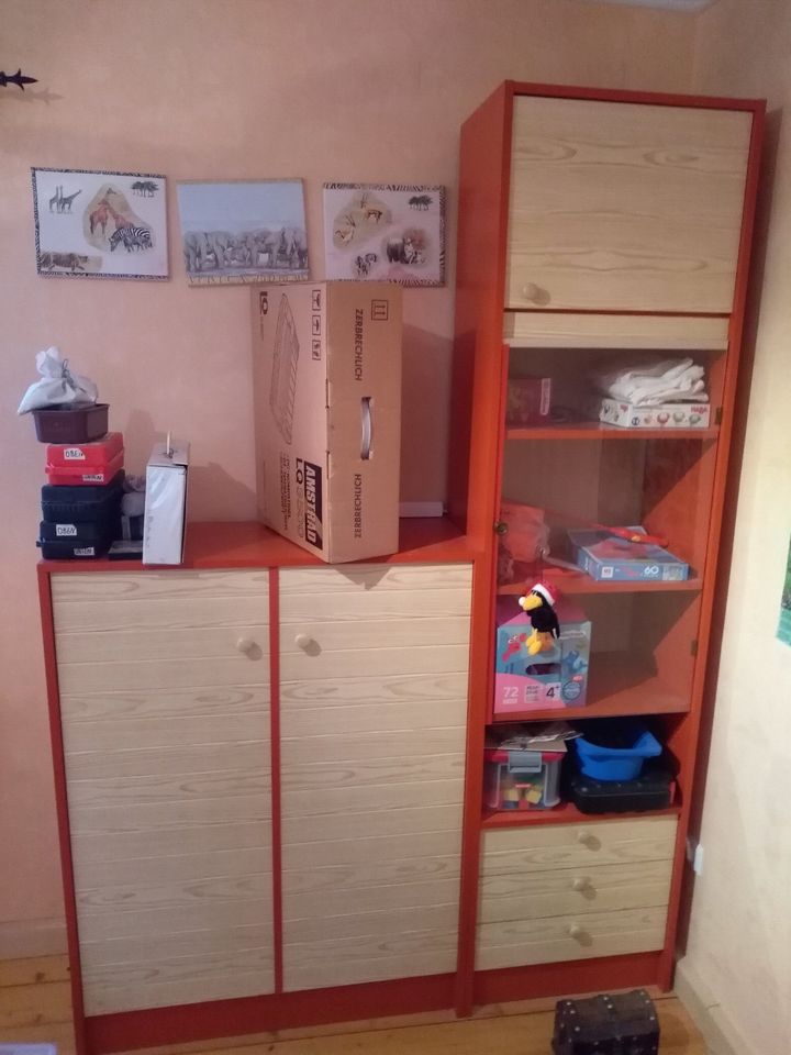 Kleiderschrank Kinderzimmer Rot Kiefer in Hagen