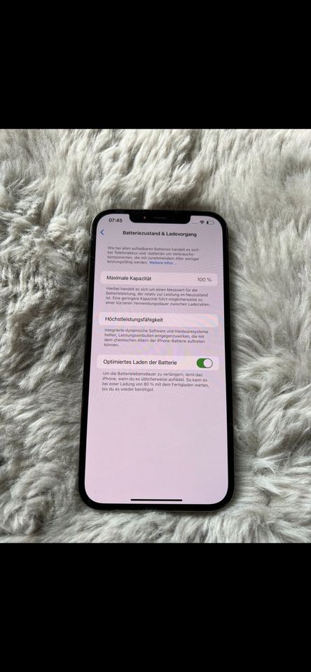 Neuzustand Apple iPhone 12 Pro Max 128 Gb 100% Akku OVP in Düsseldorf