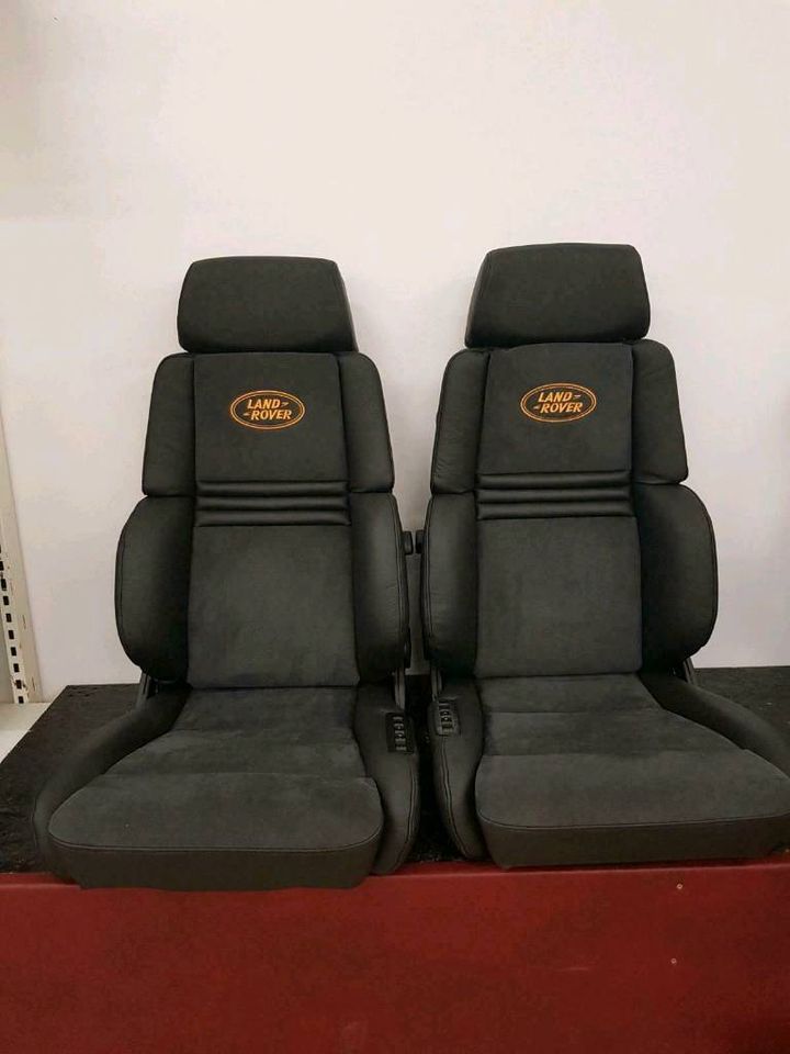 ⭐️2 SITZE RECARO ORTHOPÄD 94  PAAR  LEDER-ALCANTARA  FÜR DEFENDER in Eislingen (Fils)