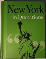 Buch New York in Quotations von Jaqueline Mitchell Frankfurt am Main - Nordend Vorschau