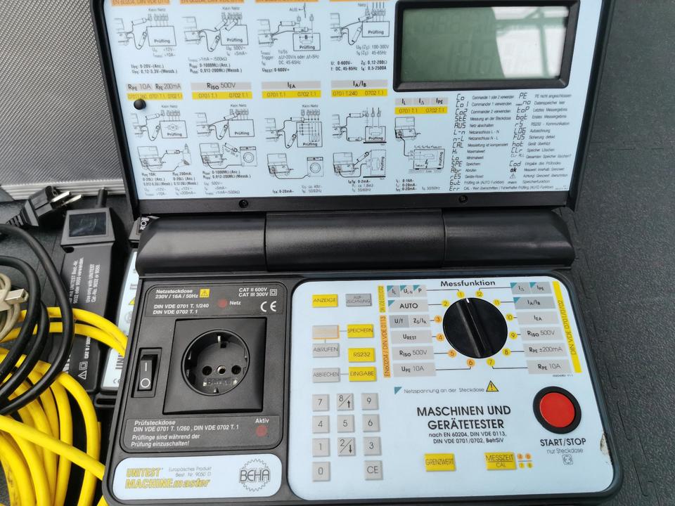 BEHA UniTest 9050 D Gerätetester Maschinenprüfer in Gladbeck