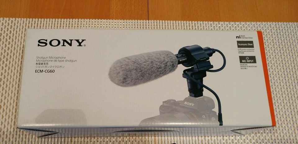 Sony ECM-CG60 Shotgun Mikrofon / Microphone in Minden