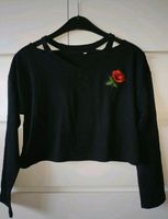 Langarm Shirt Langarmshirt Pullover Rose Patch Aufnäher crop Ilmenau - Gehren Vorschau