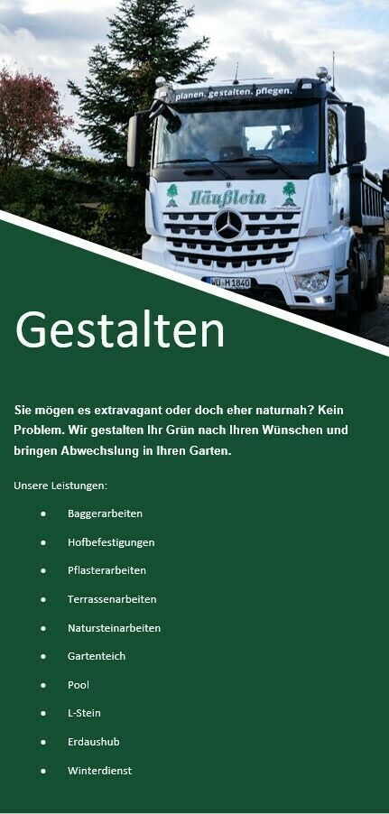 Gartenbau Arbeiten Planen Gestalten Pflegen Dienstleistungen in Ochsenfurt