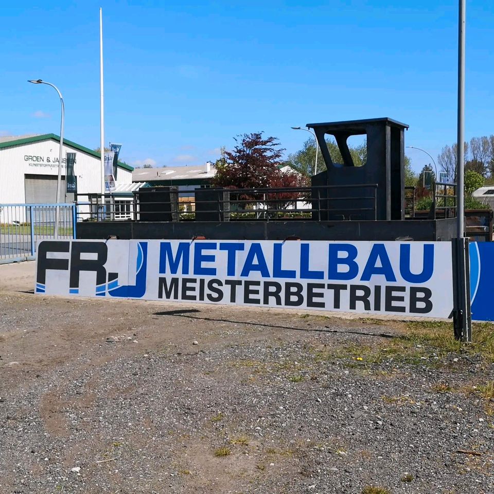 Metallzaun; Balkongeländer; Treppengeländer; Metalltreppen in Südbrookmerland