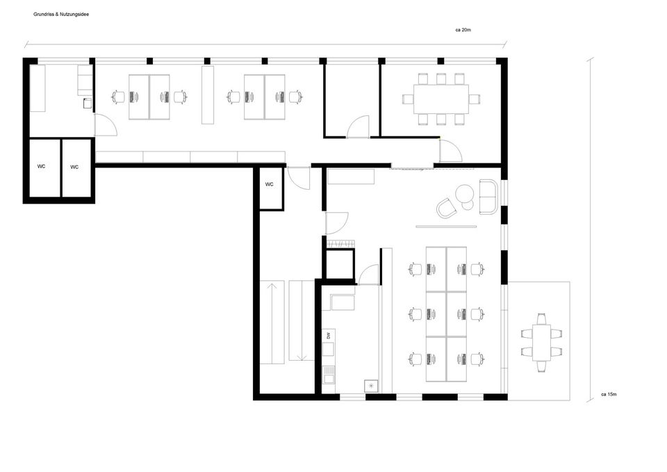 Loftartiges Büro für Architekten, Designer oder Startups in Stuttgart