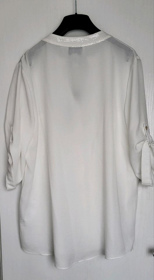 Chice weiße  Damen-Bluse, festliche Bluse, Gr.40 , NEU in Heubach