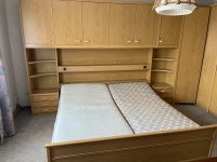 Schlafzimmer Überbau Bettbrücke komplett Bett Schrank Matratze Niedersachsen - Kalefeld Vorschau