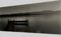 Wandbild Acrylglas 200 x 50 cm Steg am Wasser, Natur, Landschaft Nordrhein-Westfalen - Lichtenau Vorschau