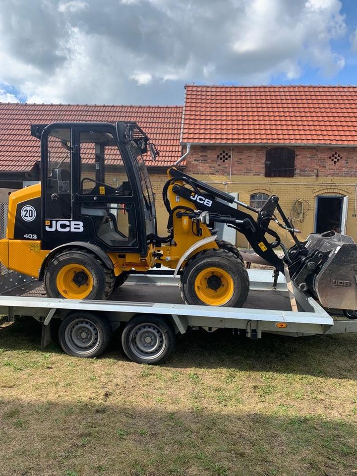 Minibagger Bagger Radlader Baumaschinen Mieten Leihen Vermieten in Storkow (Mark)