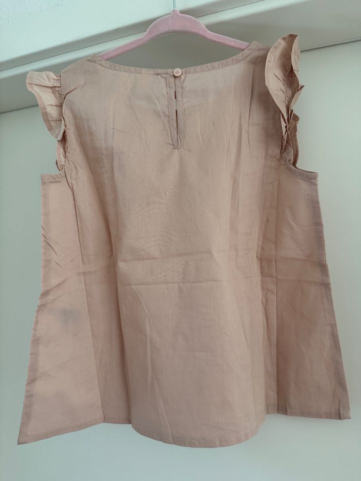 Tolles neues leichtes H&M Top in rosé mit Flügelärmchen in Gr 122 in Kirchheim unter Teck