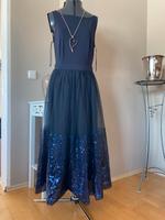 Zero Abendkleid Cocktail Tüll Pailletten neu 40 L blau Bayern - Hallbergmoos Vorschau