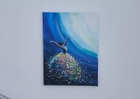 Gemälde | Wandbild | Leinwand | Bild | Tänzerin bunt blau 30 x 40 Bayern - Bad Abbach Vorschau