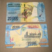 Banknote Madagaskar 20.000 Ariary 2016 Umlaufgeld Sachsen-Anhalt - Eisleben Vorschau