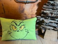 Grinch-Design Zirbenkissen Dekokissen Duftkissen Einschlafhilfe Wuppertal - Langerfeld-Beyenburg Vorschau