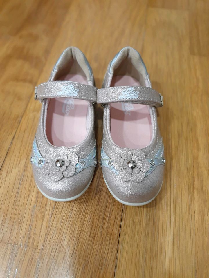 ❤️ Neuwertig / Lico Ballerinas / Rose Gold glitzernd / Gr. 26 ❤️ in Kösching