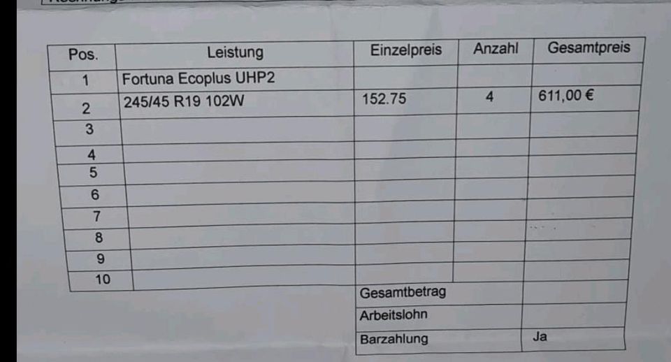 Fortuna Eco plus UHP 2 245/45/19 102W Sommerreifen NEU in Frankenberg (Eder)