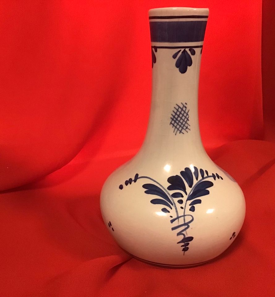 Alte Porzellan Vase Delft - Holland  ca: 17 cm in St. Georgen