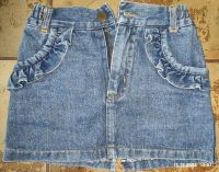 Retro Vintage Süßer Jeans Minirock Blau Gr.98 Gehschlitz &Rüschen Leipzig - Paunsdorf Vorschau