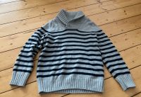 Gestreifter Strickpullover Gr. 116 Kragen grau Nordrhein-Westfalen - Bornheim Vorschau