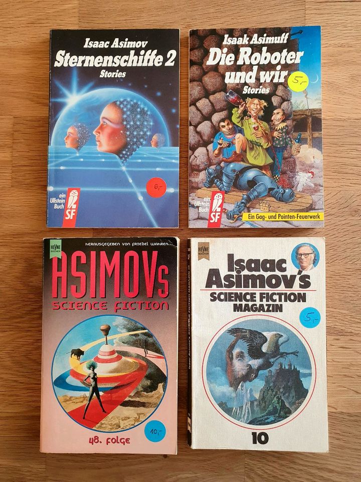 4x ISAAC ASIMOV Science Fiction Magazin SF Roboter Isaak Asimuff in Landau in der Pfalz