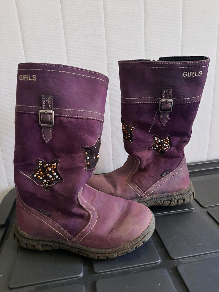 Siemes Herbststiefel Winterstiefel Gr.29 lila beere Mädchen in Vechelde