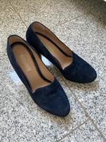 Dunkelblaue Pumps Wildleder von COX Größe 38 Hessen - Darmstadt Vorschau