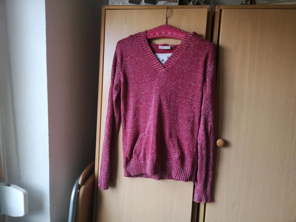 Pullover mit Silber metallic Fäden gr. 170/176 in Regensburg