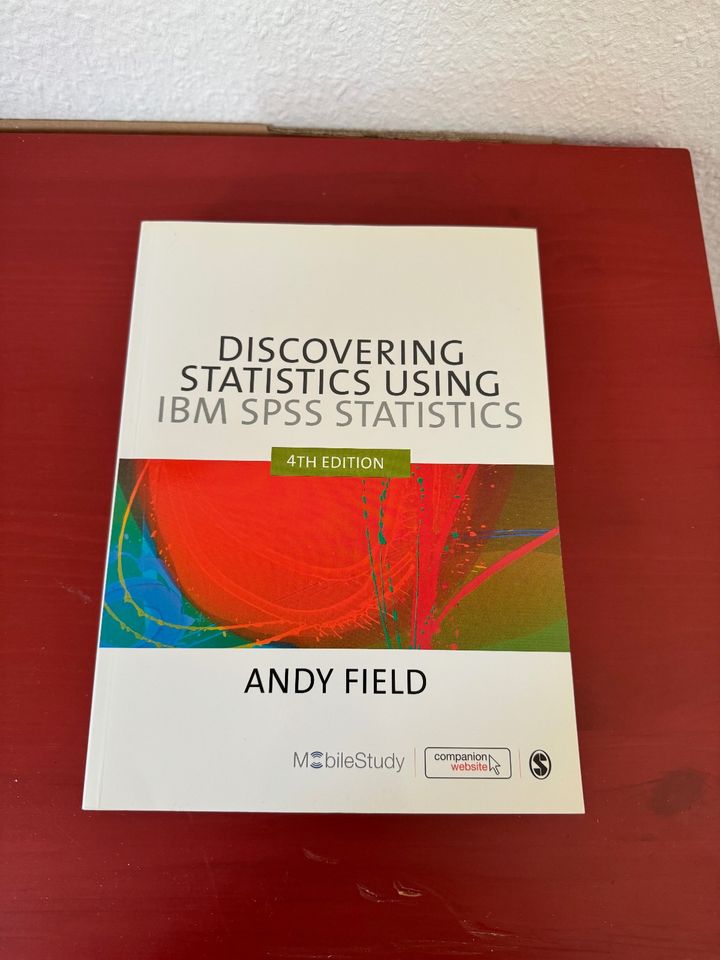 Discovering Statistics Using IBM SPSS Statistics, 4th edition in Kiel