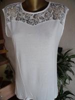Laura Torelli Top, Shirt, top mit Spitzenpasse, , Longtop, Gr. M, Sachsen - Glauchau Vorschau