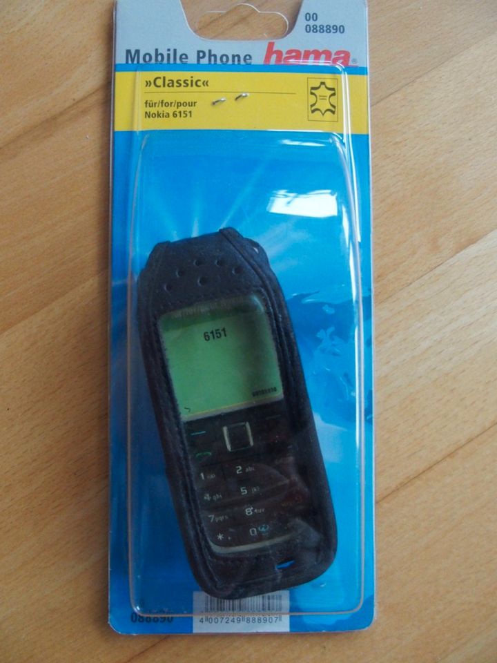 Nokia 6151 Hülle Leder schwarz Hama OVP Siemens S25 in Wuppertal