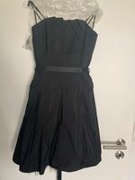 Schwarzes Cocktailkleid Größe 32 mit Petticoat Hessen - Dipperz Vorschau