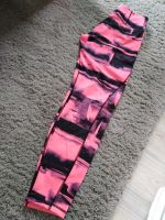 H&M Sport Damen 3/4 Tights Gr. S neon pink lila Sachsen-Anhalt - Salzatal Vorschau