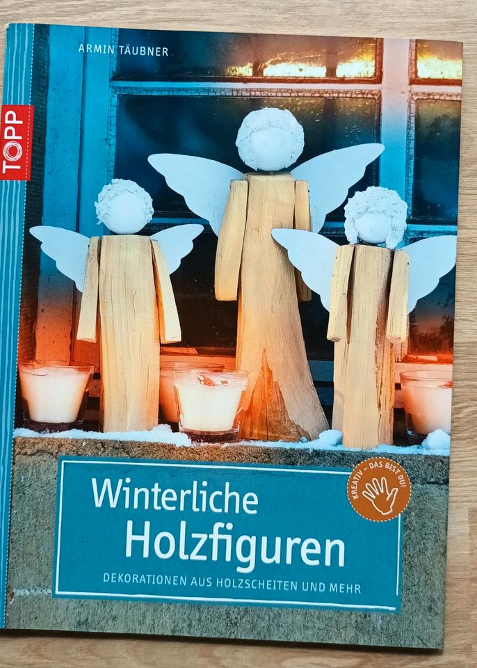 Winterliche Holzfiguren Toppheft in Gönnheim
