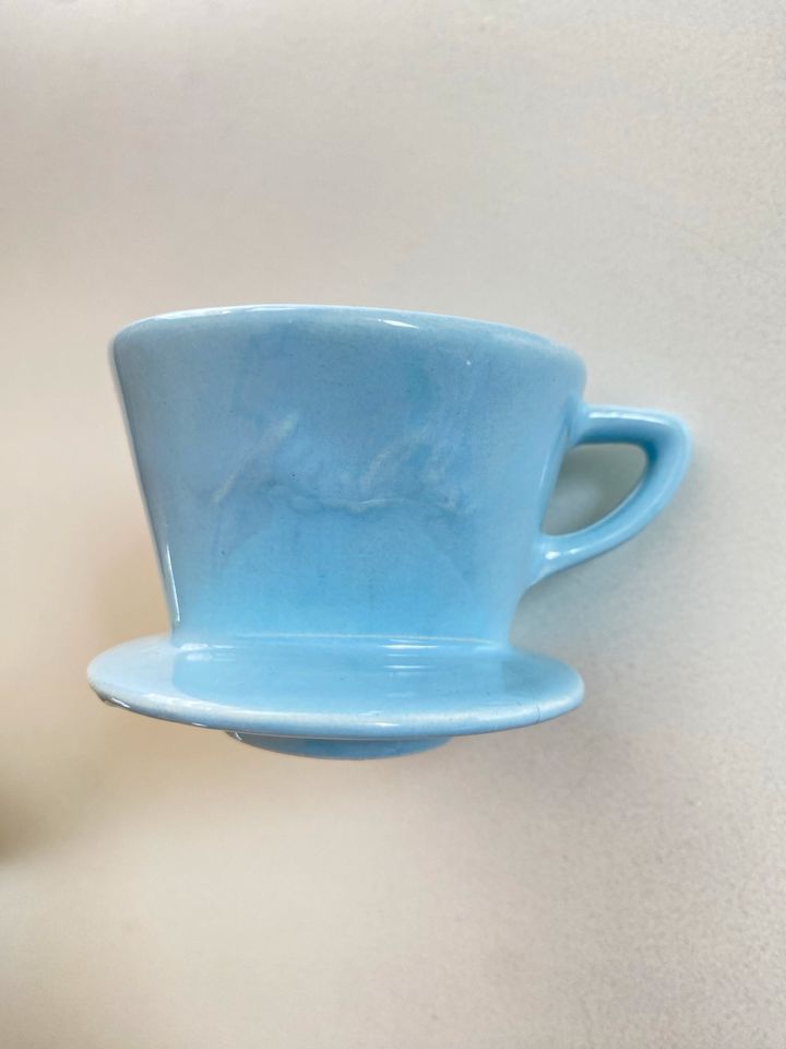 60er Jahre Melitta Miniatur/Kinder Set Kaffeekanne mit Filter in Ebringen