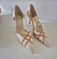 Högl, Pumps, Gr. 39, Leder, beige Niedersachsen - Regesbostel Vorschau