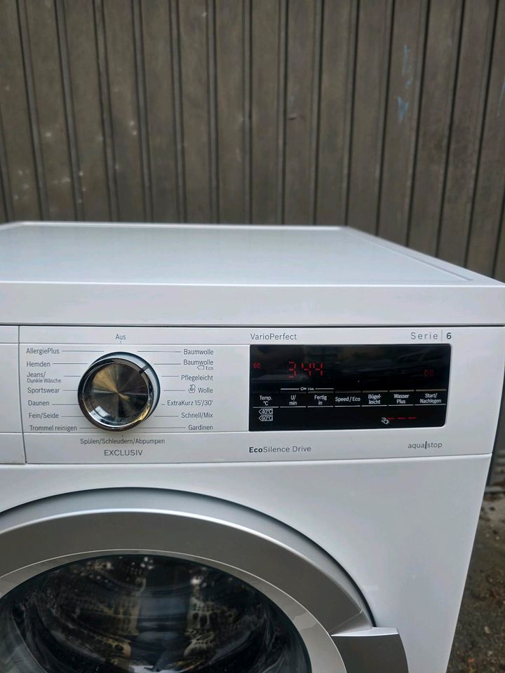 BOSCH Waschmaschine Serie 6 8KG A+++ mit Lieferung in Berlin