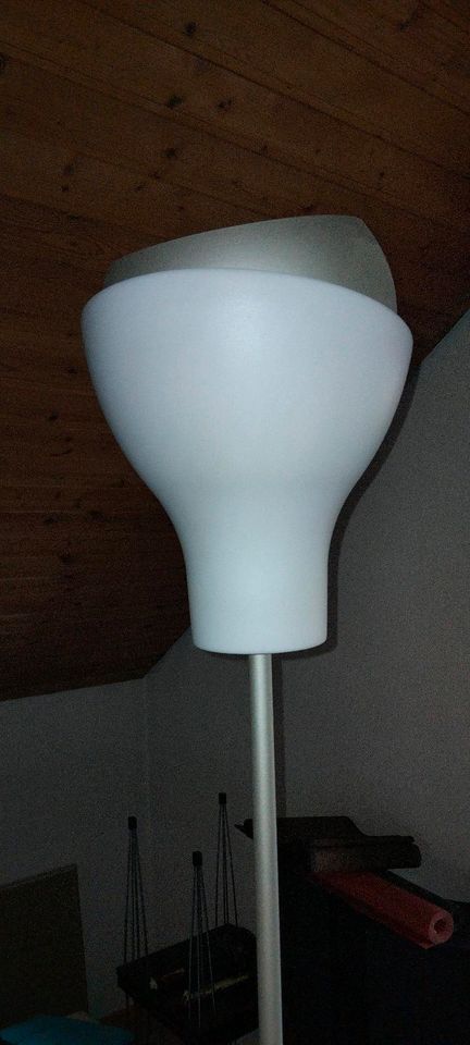 Stehlampe mit Lichteffekten in orange oder blau in Heusenstamm