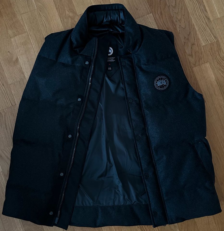 Canada Goose Herren Wolle Daunenweste-Gr. XL-Anthrazit-NEU in Ravensburg