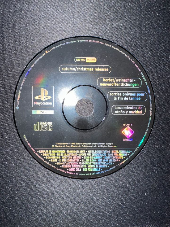 Playstation Memory Card SCPH1020 - PS Demo Disc - Tekken 2 Hülle in Kreuztal