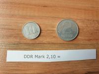 Währung DDR Mark 2,10 Deutschland Münzen Scheine Baden-Württemberg - Wildberg Vorschau