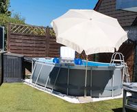 Bestway Aufstellpool 427x250x100 Oval Komplettset Baden-Württemberg - Eberstadt Vorschau