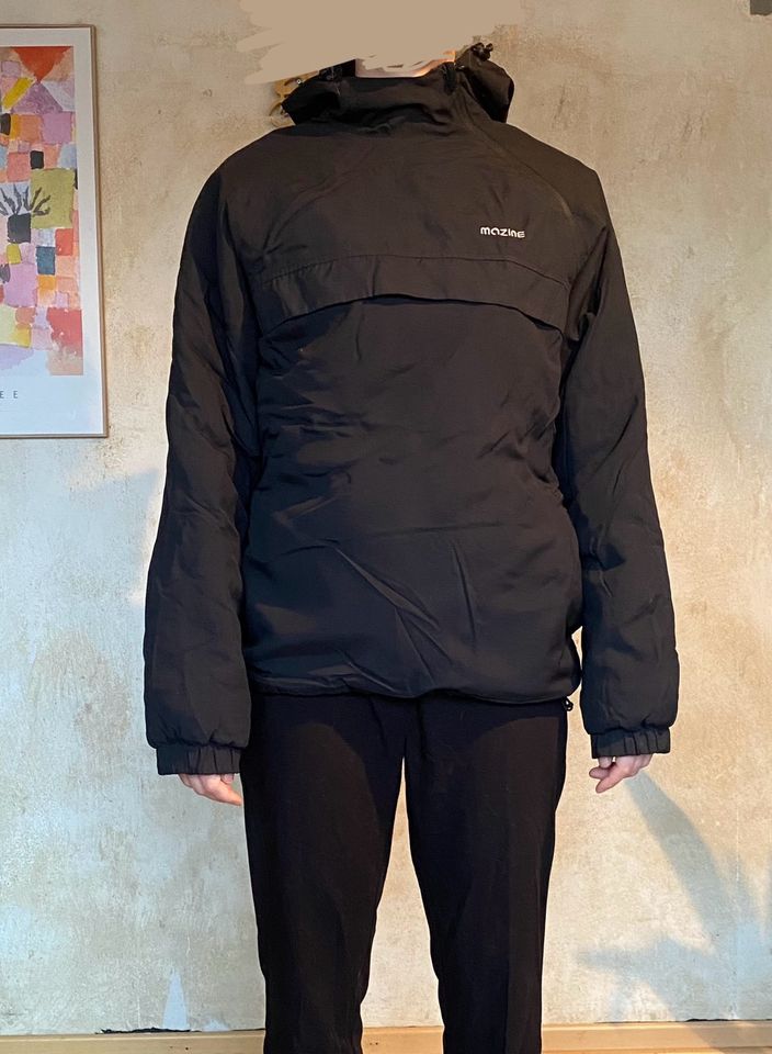 Mazine Jacke windbreaker mit großer Fronttasche schwarz Größe xl in Köln