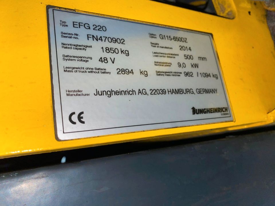 Jungheinrich EFG 220 3-Rad Elektro Stapler in Südlohn