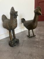 Antike Bronzefiguren BENIN ( Nigeria) Paar Huhn und Hahn UNIKAT Schleswig-Holstein - Bad Segeberg Vorschau