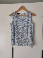 Only Damen Bluse / Top / Shirt / S / 36 / weiß-blau / wie neu Baden-Württemberg - Waiblingen Vorschau